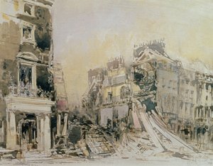 The Blitzed Arts Club, 19. syyskuuta 1940 (etsaus paperille).